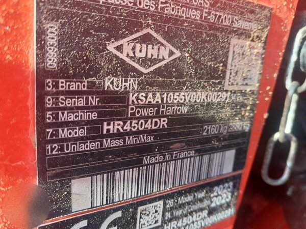 Herse rotative Kuhn HR4504DR